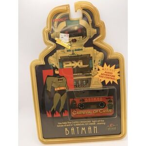TIGER  2XL TALKING ROBOT CASSETTE TAPE BATMAN CARNIVAL OF CRIME HOLOGRAM S3